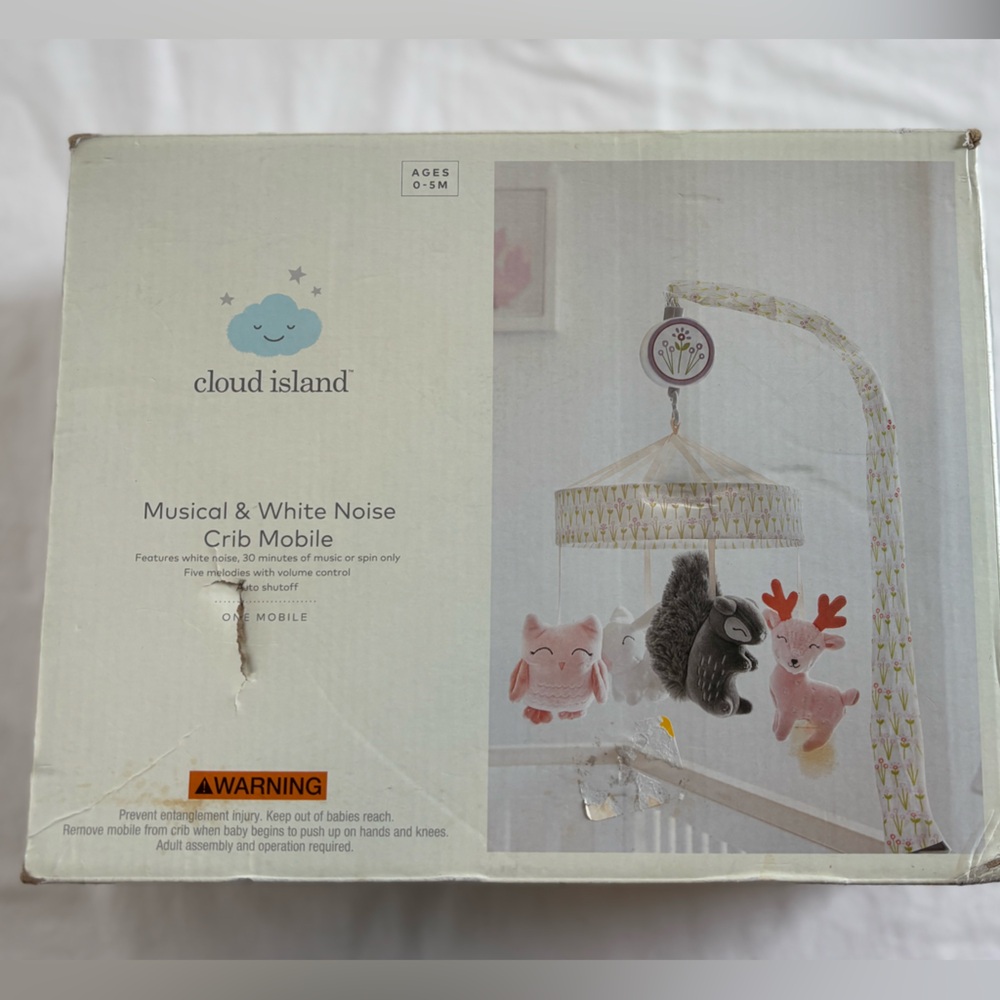 Cloud island Musical White Noise Crib Mobile